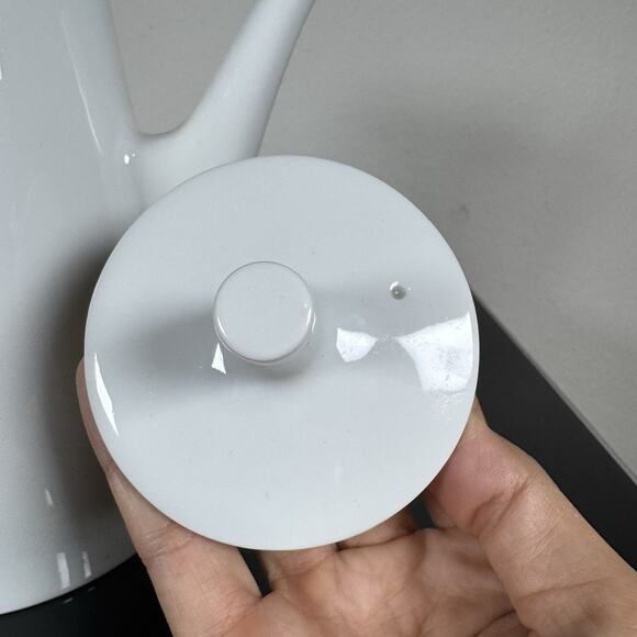 VTG Melitta Germany Porcelain Coffee Pot with Stainless Thermal Insulated Jug - Picture 13 of 16